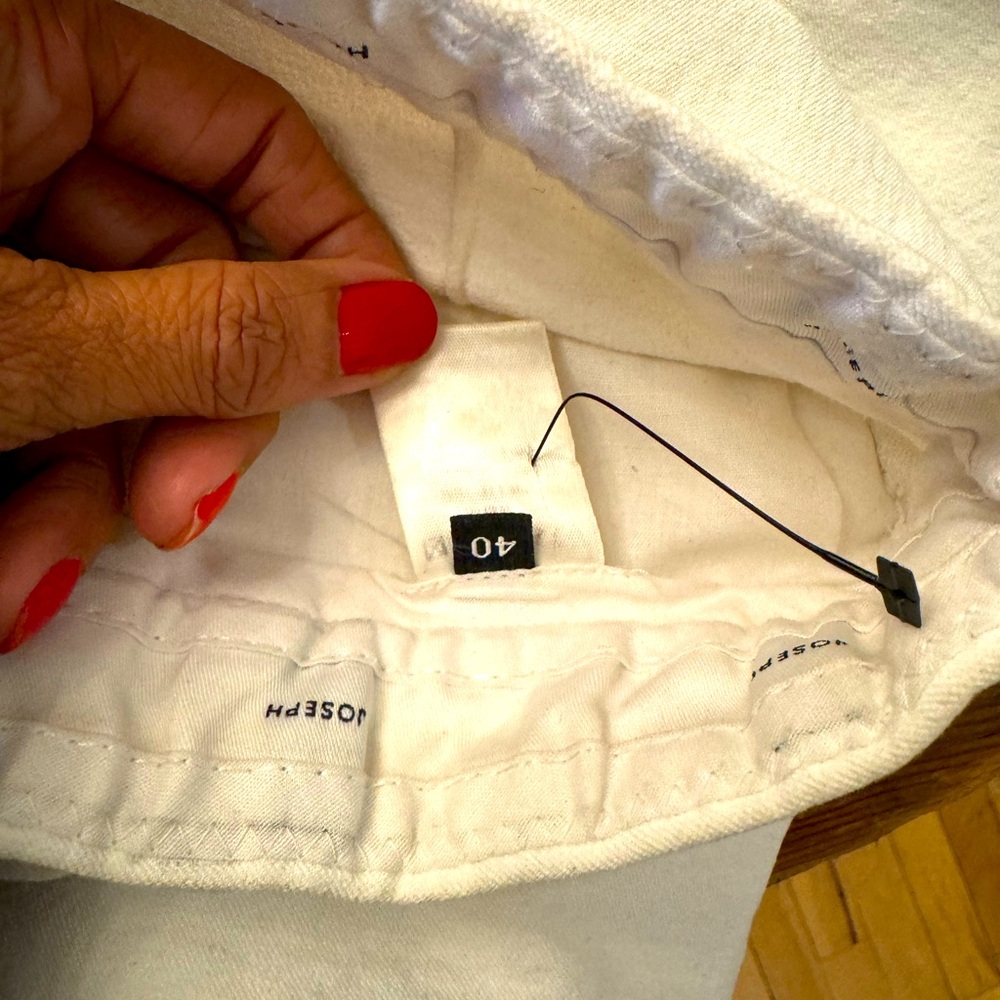 Ivory Gabardine Stretch Pant